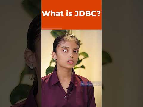 What is JDBC in Java? | Java Interview Question | #shorts #kiransir