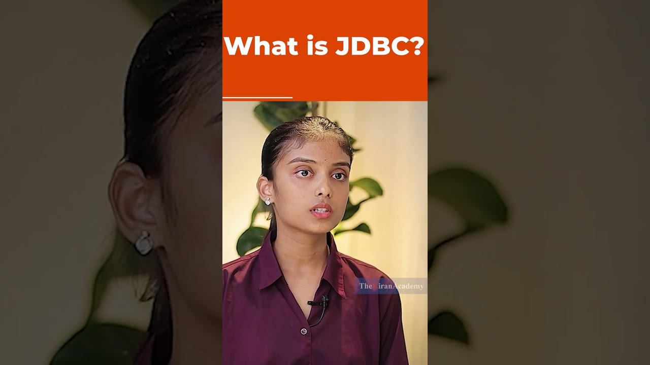 What is JDBC in Java? | Java Interview Question | #shorts #kiransir