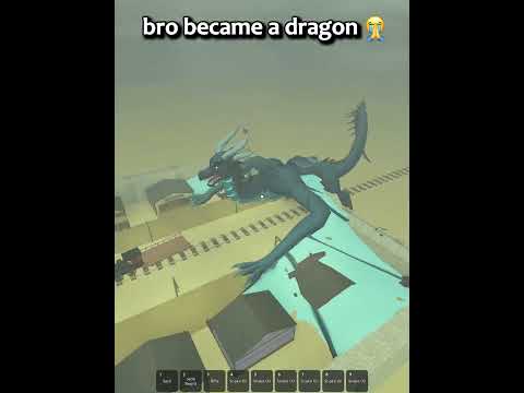 did bro become a freaking dragon #deadrails #roblox