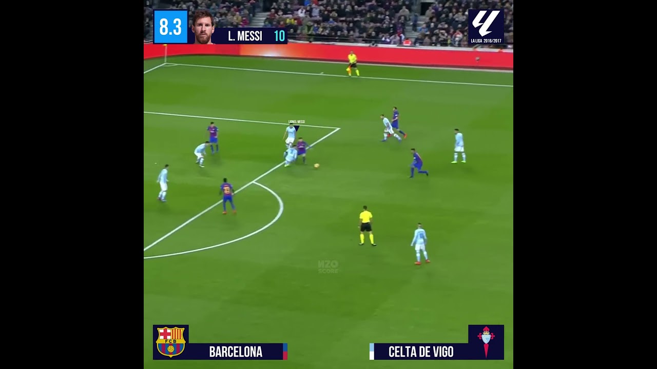 Messi vs Celta Vigo | La Liga 2016/17 ⚽