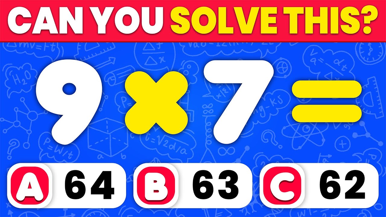 Challenge Your Math Skills: Easy to Impossible Quiz