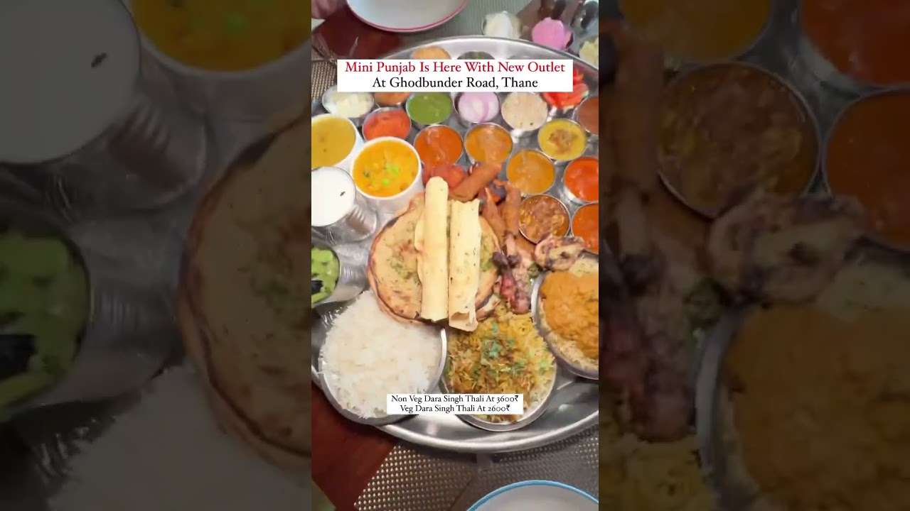 Dara Singh's Huge Thali Now in Thane 🍽️