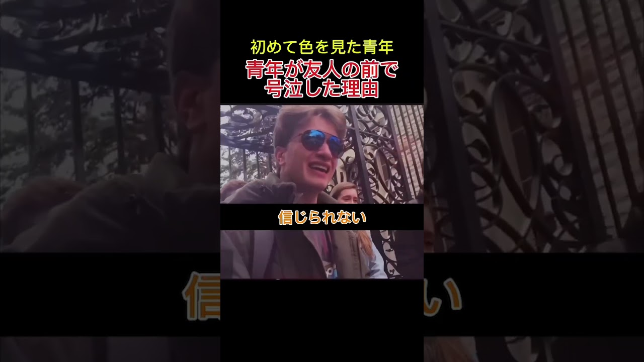 優しい世界に感動😊 #外国