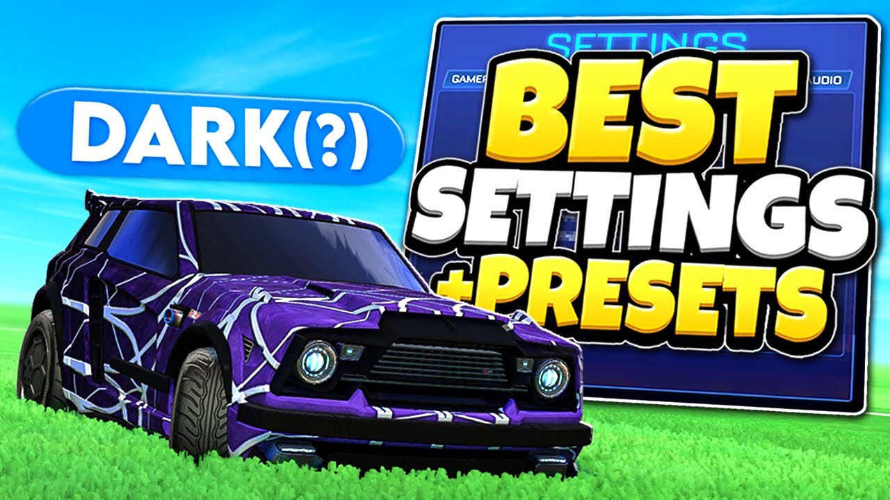 RLCS 2025 Dark Settings & Presets for Rocket League 🎮
