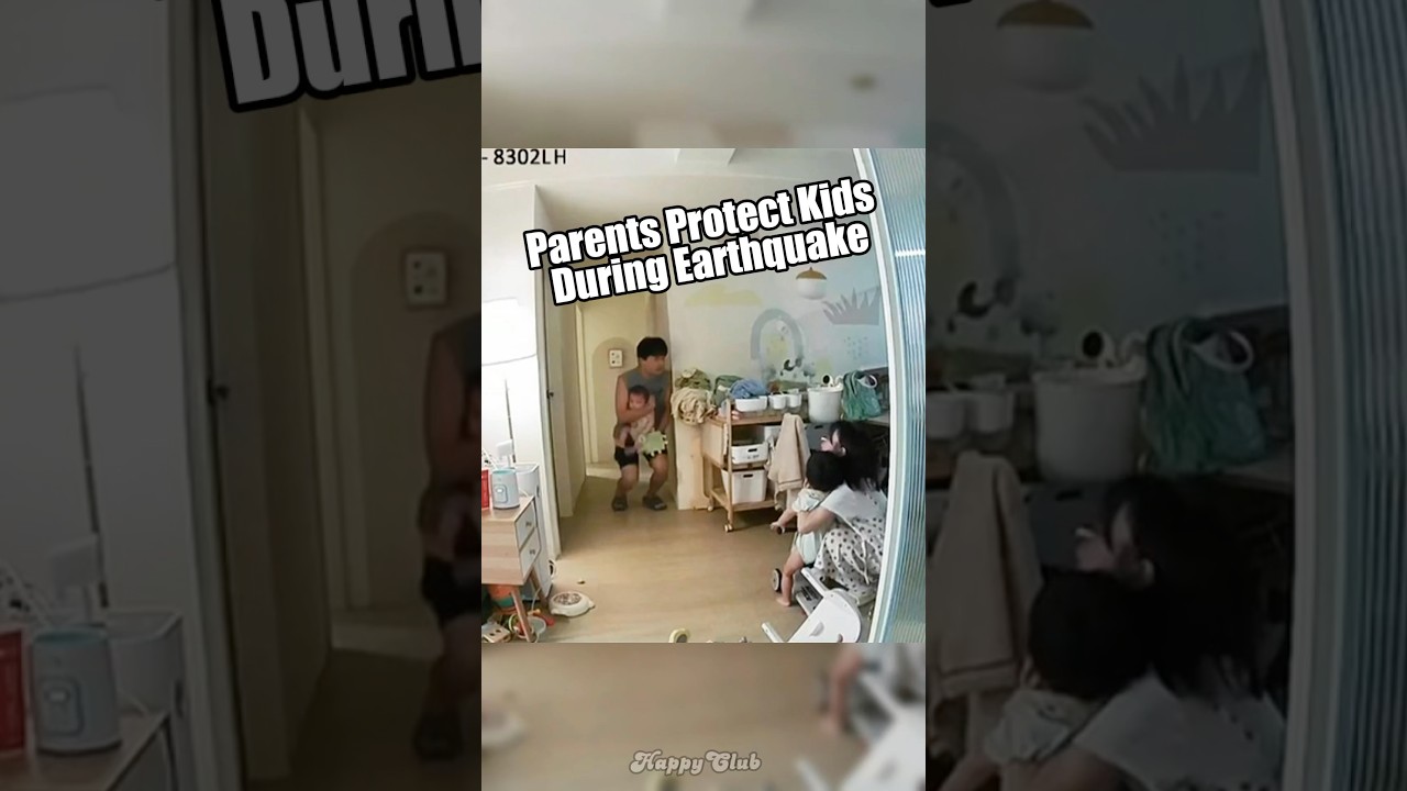 Watch This Couple's First Reaction During an Earthquake 🌍