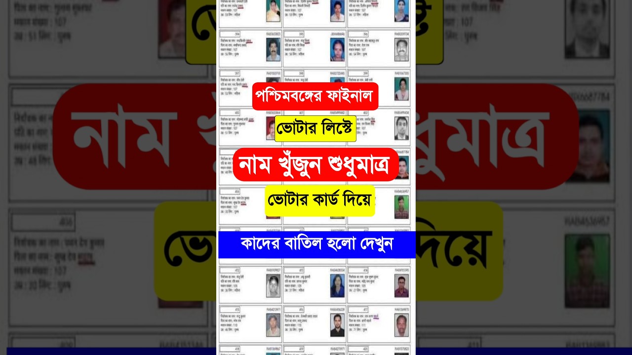 West Bengal Voter List 2026: Final List & Name Check 🗳️