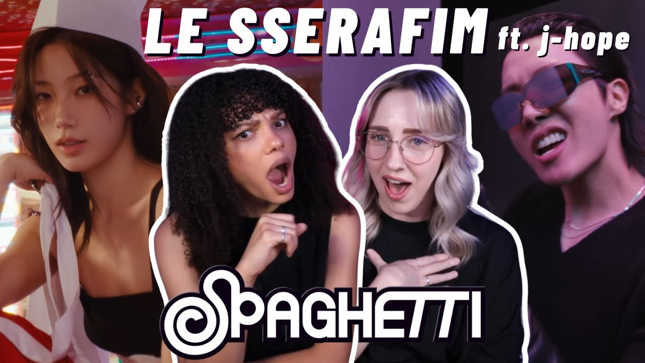 COUPLE REACTS TO LE SSERAFIM (르세라핌) 'SPAGHETTI (feat. j-hope of BTS)' OFFICIAL MV