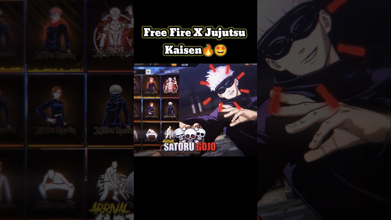 Gojo Satoru Bundle🔥 | FF x Jujutsu Kaisen | #shorts