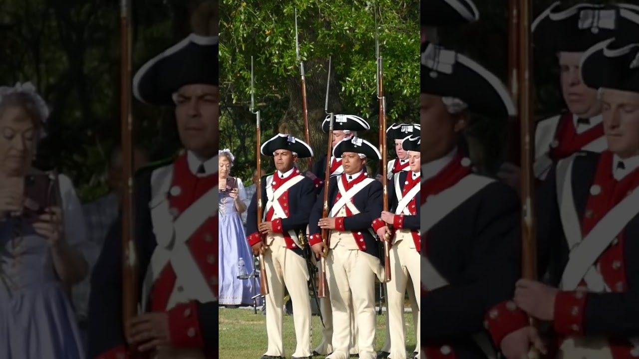 🇺🇸‘The Old Guard’ Demonstration Firing Muskets in Formation “Make Ready… Take Aim… FIRE!”💥💥💥💥