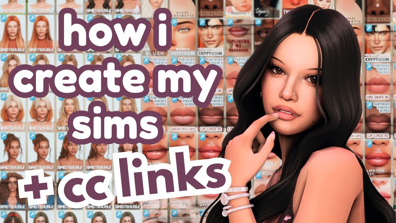 Create Pretty Sims ✨ Full CAS Tutorial + CC Links