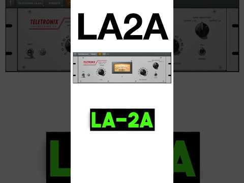 How To Use An LA2A Compressor on Vocals!