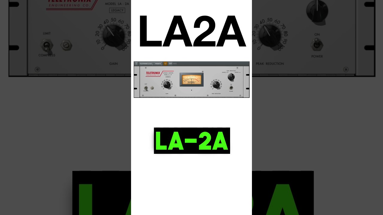Master Vocal Compression with the LA-2A: Step-by-Step Tutorial 🎤