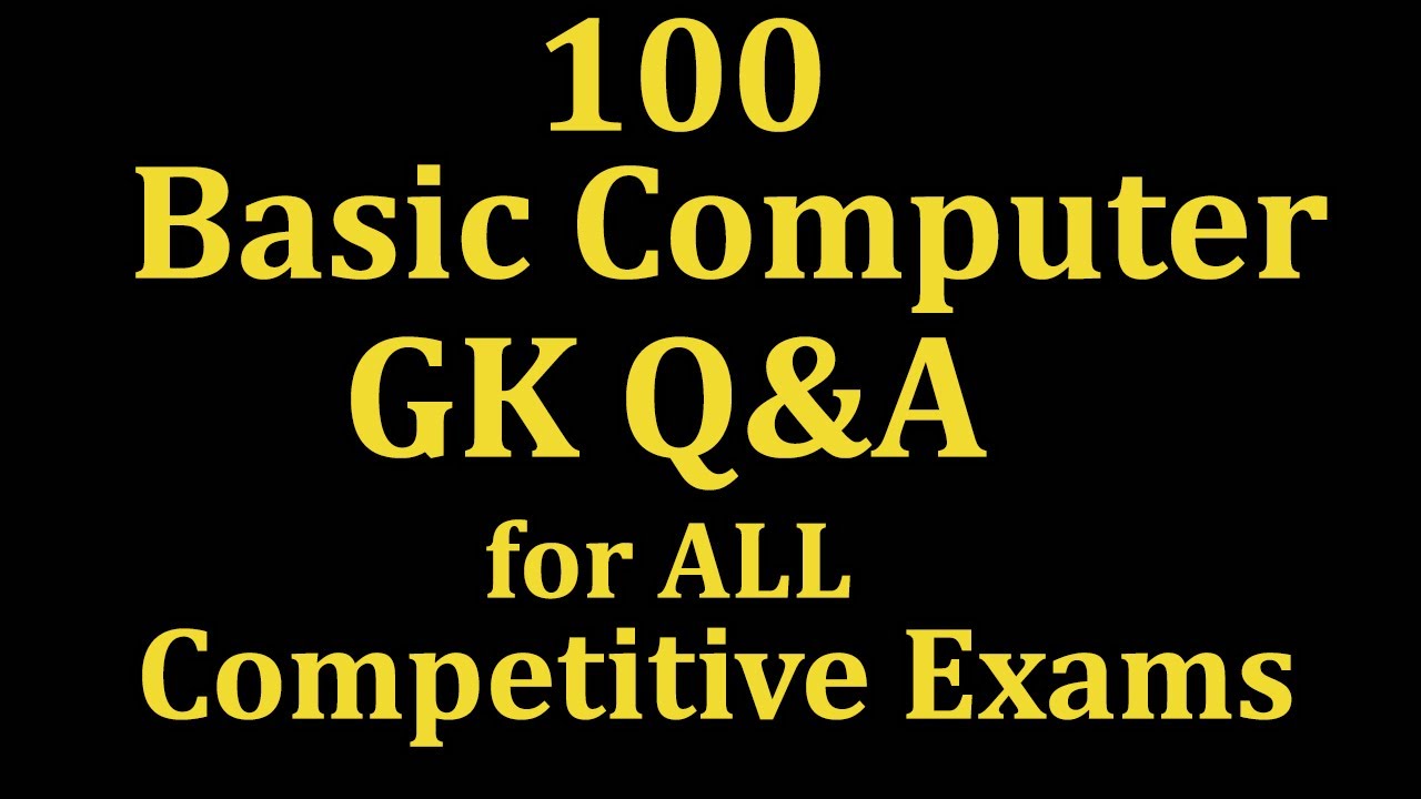 100 Basic Computer Knowledge Questions 🖥️