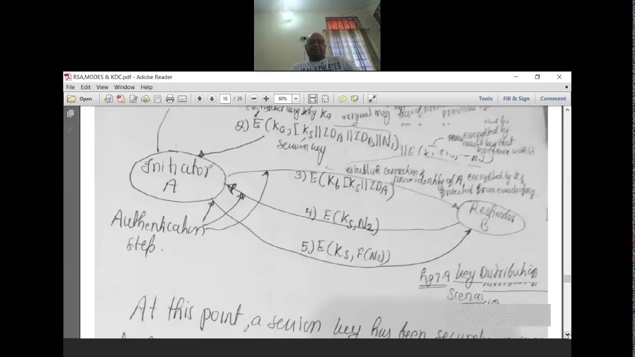 Lecture 8: Key Distribution Centre (KDC) in Cryptography Network Security