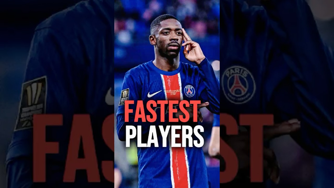 Top 10 Fastest Footballers of 2025 ⚽