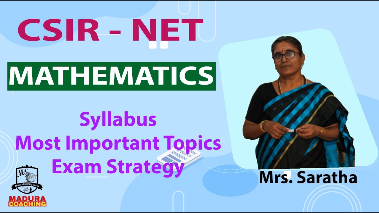 CSIR-NET Mathematics Syllabus and Key Topics in Tamil