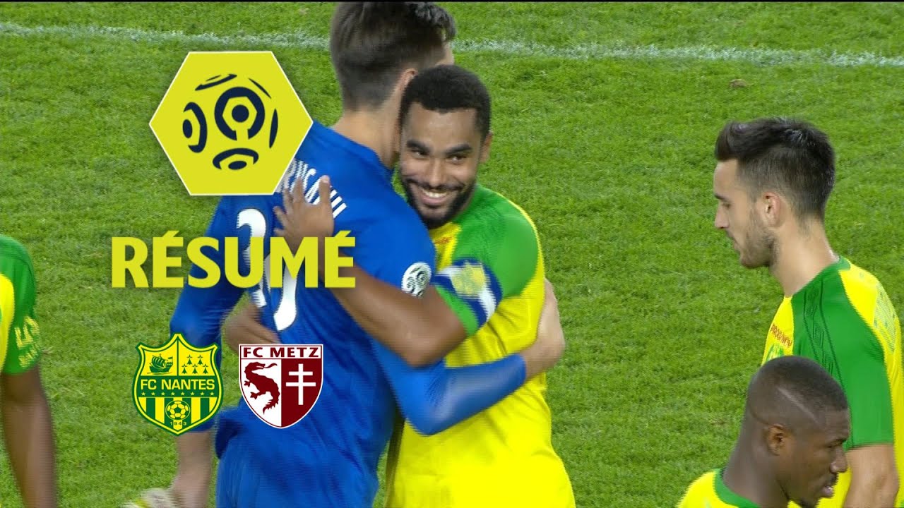 Résumé du match FC Nantes vs FC Metz (1-0) - Highlights de la 8ème journée Ligue 1 2017/2018 ⚽