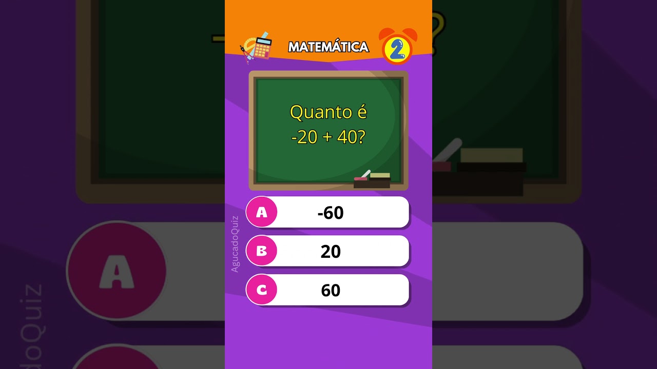 Desafie sua Mente com Nosso Quiz de Matemática! 🧠