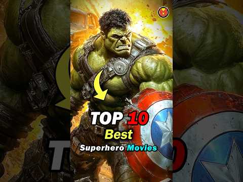Top 10 Highest Rated Superhero Movies (IMDb) #shorts