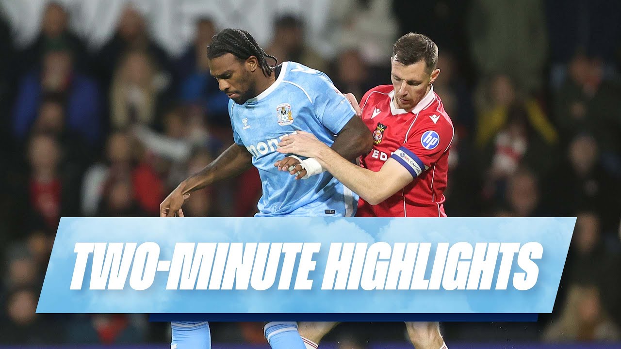 Wrexham vs Coventry City | Exciting 2-Minute Match Highlights | Championship 2025/26 ⚽