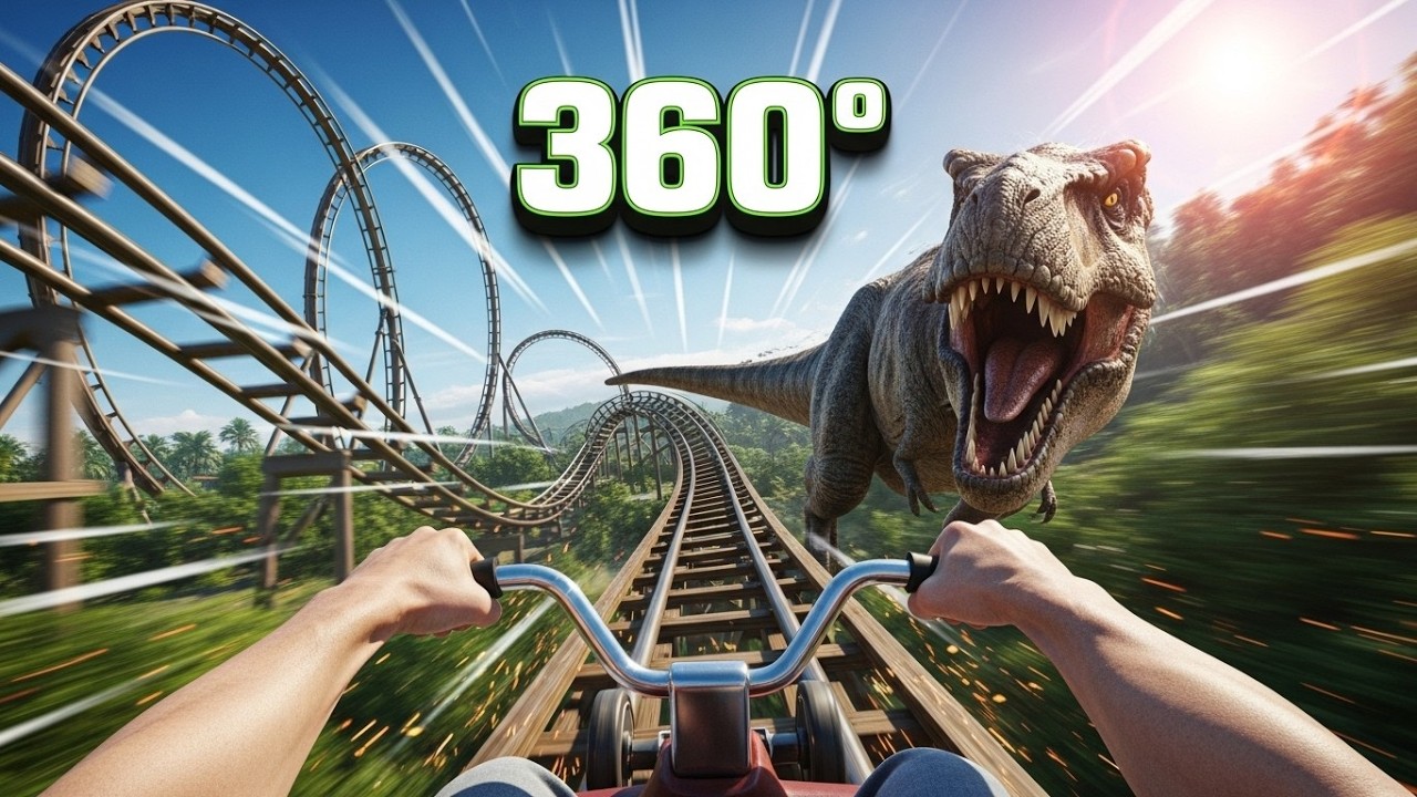Dinosaurs Roller Coaster VR Experience 🦖