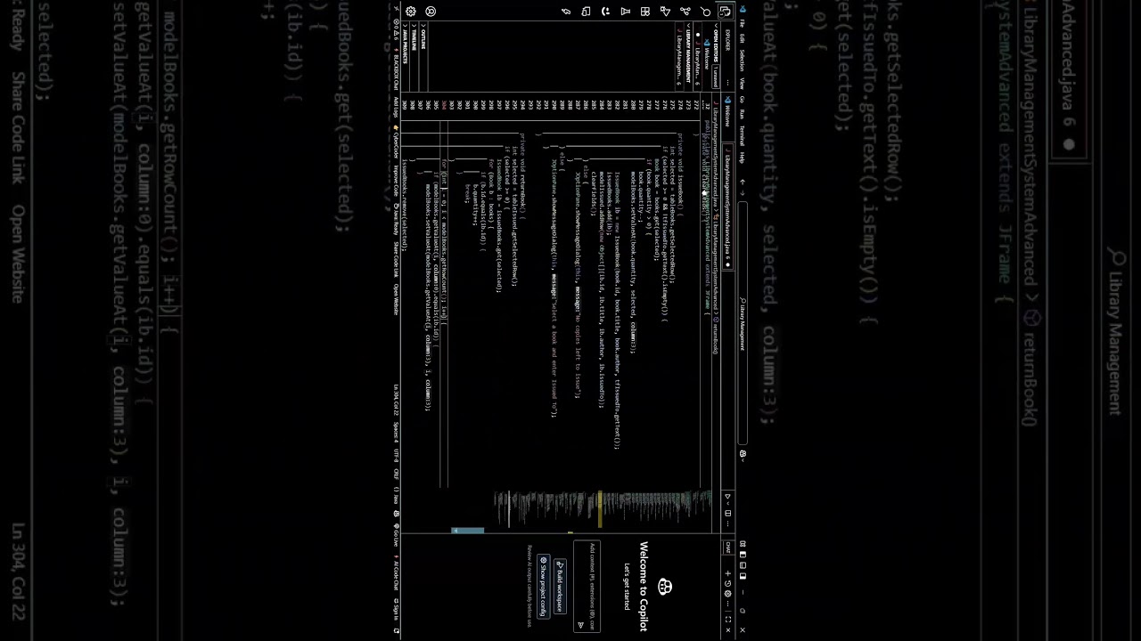 Modern Library Management System in Java Swing π