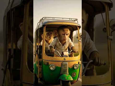 Unbelieve Poor Baby Monkey and His Father Emotional Story | Rio Shorts