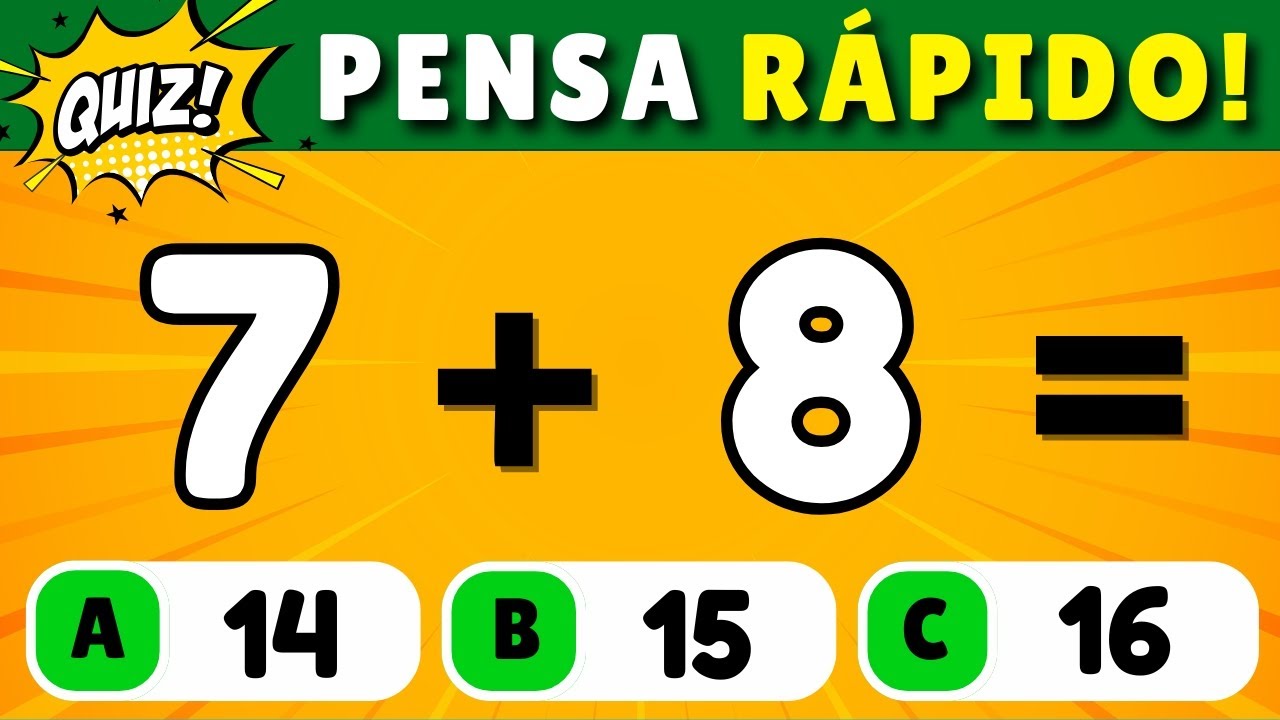 Desafie-se com o Quiz de Matemática de Adição! 🧠