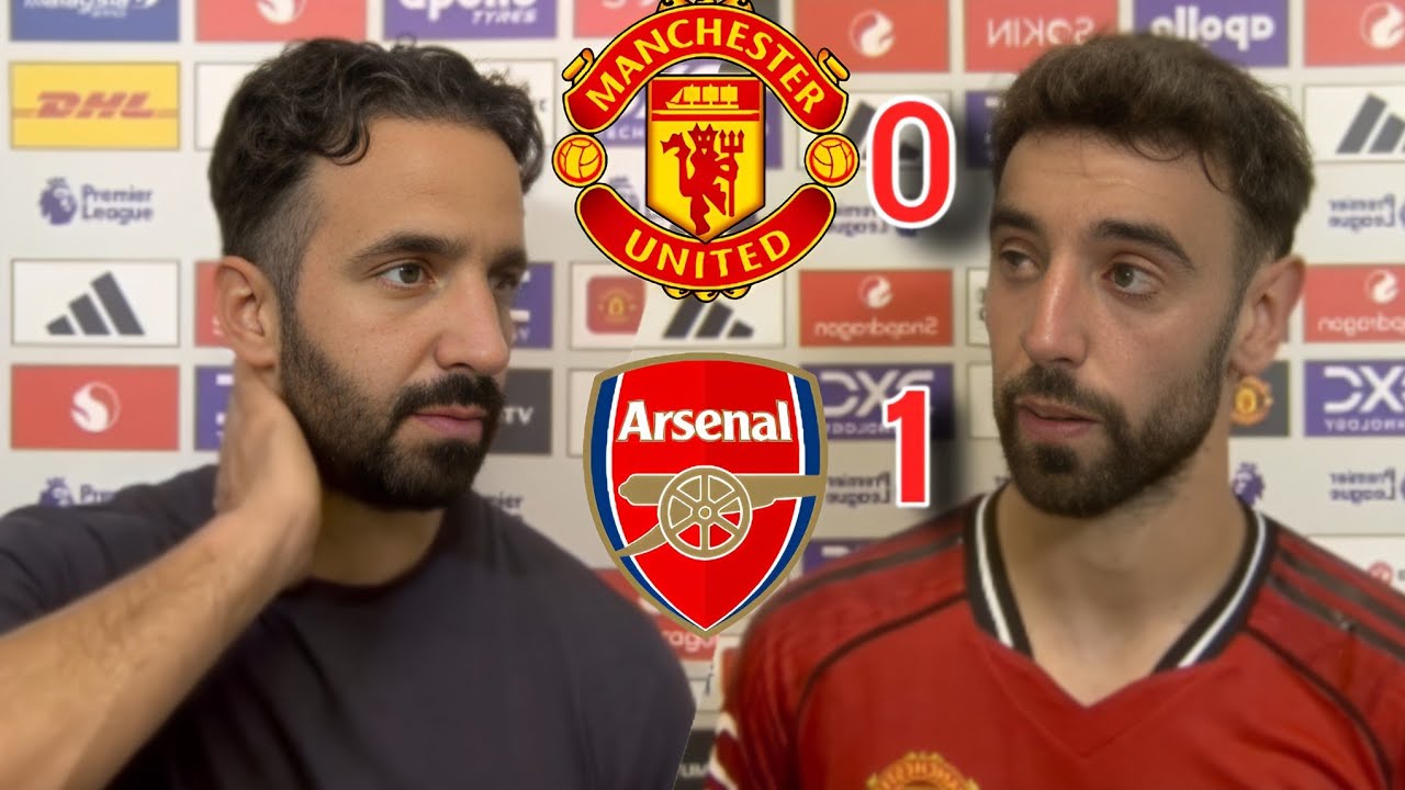 Ruben Amorim & Bruno Fernandes React to Man Utd's 0-1 Loss Against Arsenal 🔥