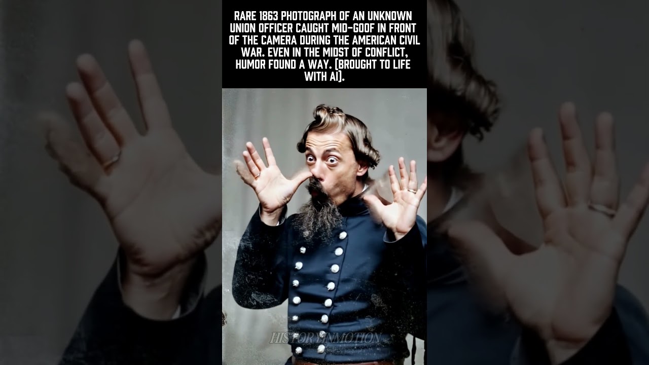 Civil War Humor: 1863 Union Officer Caught Goofing Around