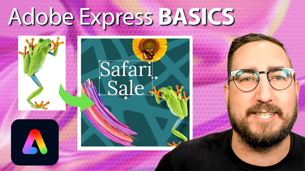 Adobe Express Beginner Tutorial in 5 Minutes 🚀