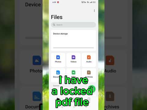 How to Unlock ๐ PDF FILE | How to remove PASSWORD from PDF