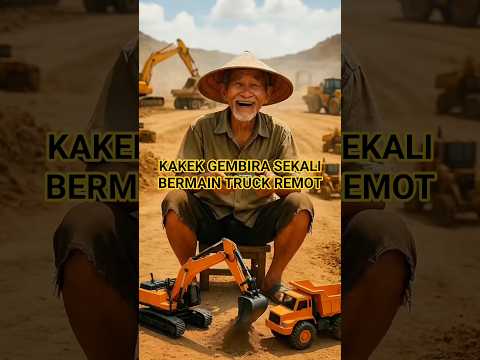 KAKEK BERMAIN TRUK EXCAVATOR #TRUKMAINAN #MAINANANAK #ANAK #KONTENANAK #TRUKREMOT #REMOTTRUCK #KIDS