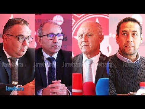 الندوة الصحفية لرئيس النجم الساحلي الدكتور رضا شرف الدين