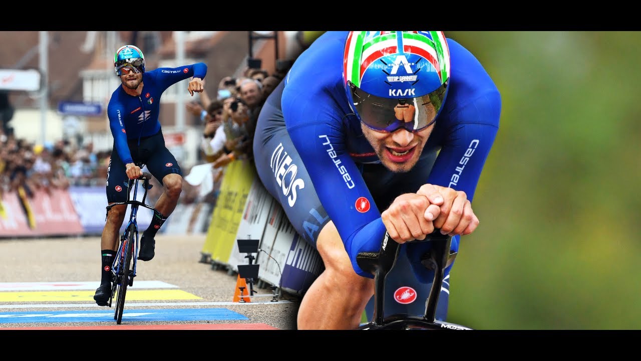 Filippo Ganna's Epic Victory at the 2021 Time Trial World Championship 🚴‍♂️