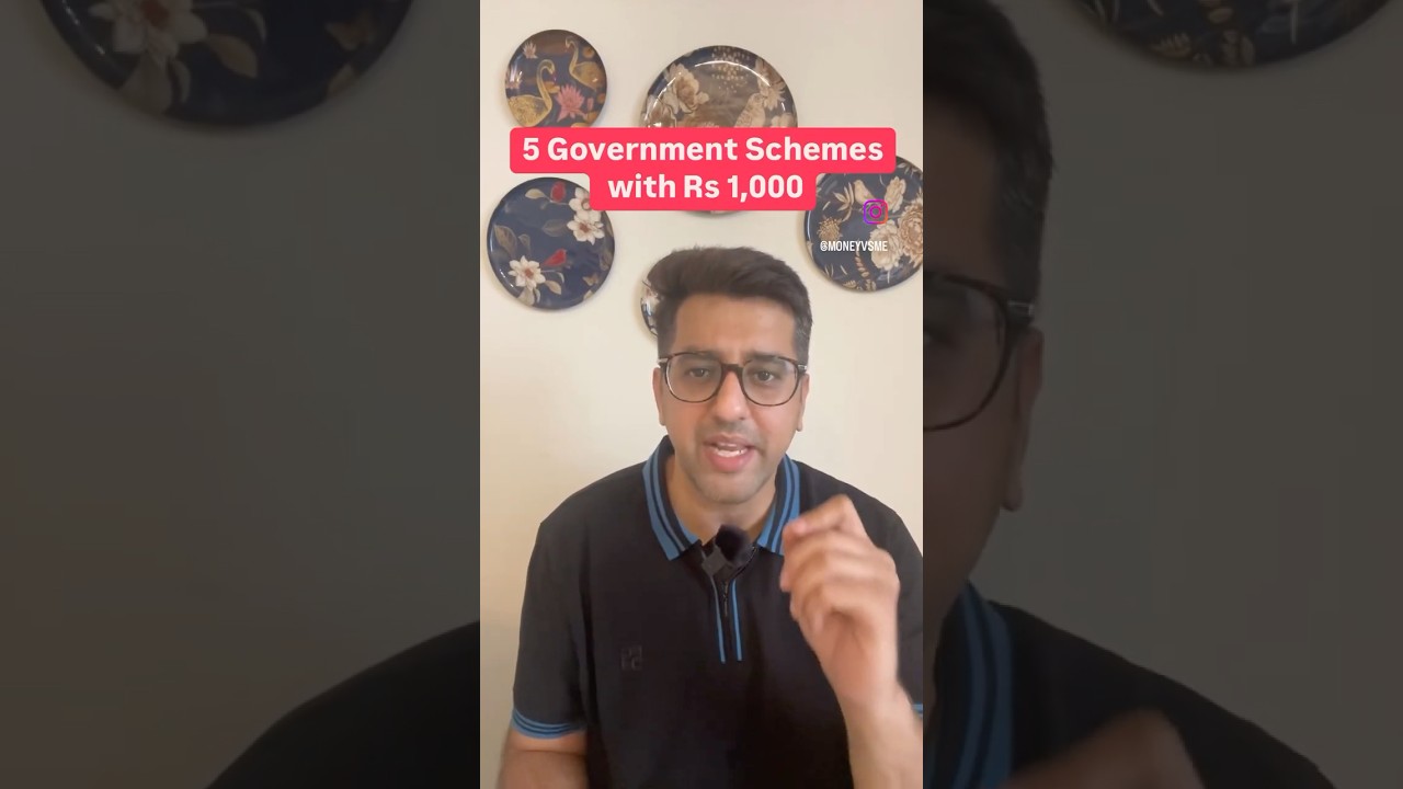 5 Govt Investment Schemes with Rs.1,000 🤫