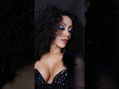 70s inspired Disco Glam 🪩 #makeupinspiration #70smakeup