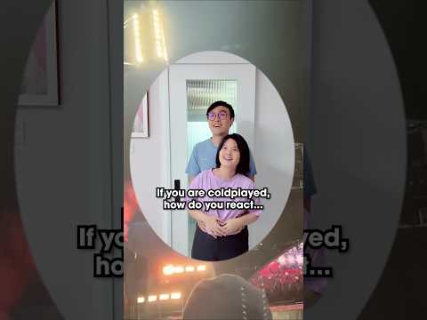 Coldplay concert kiss cam cheating couple CEO how to react #coldplayconcert #coldplay #kisscam