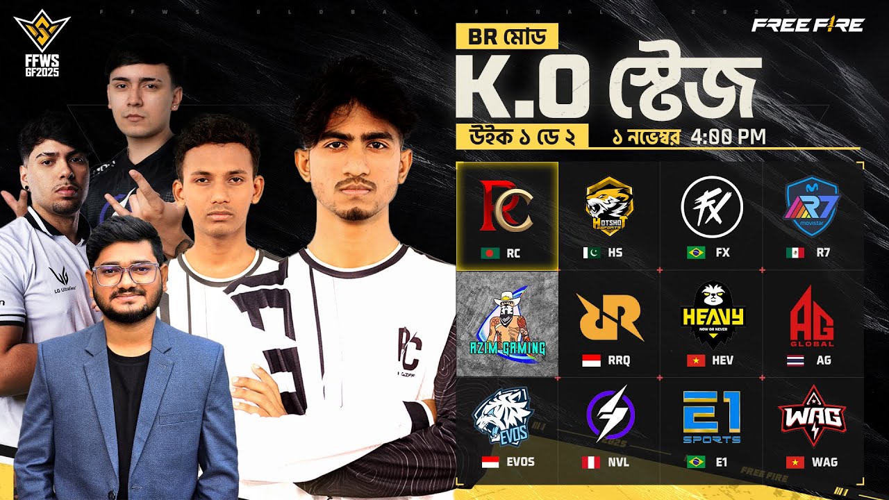 12 Epic FFWS Global Finals 2025: ₹12.24 Crore Tournament & Top 1 Push! 🎮