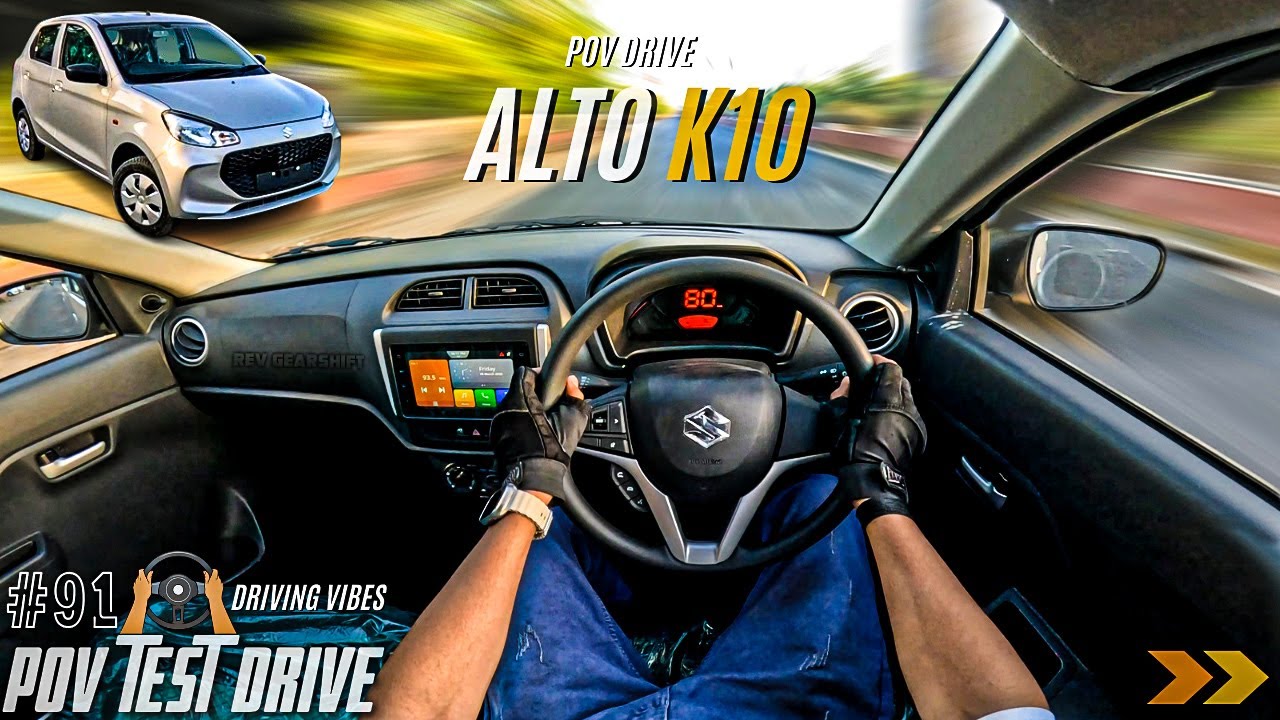 2025 Maruti Alto K10 VXi Plus | 68BHP | POV Drive 🚗