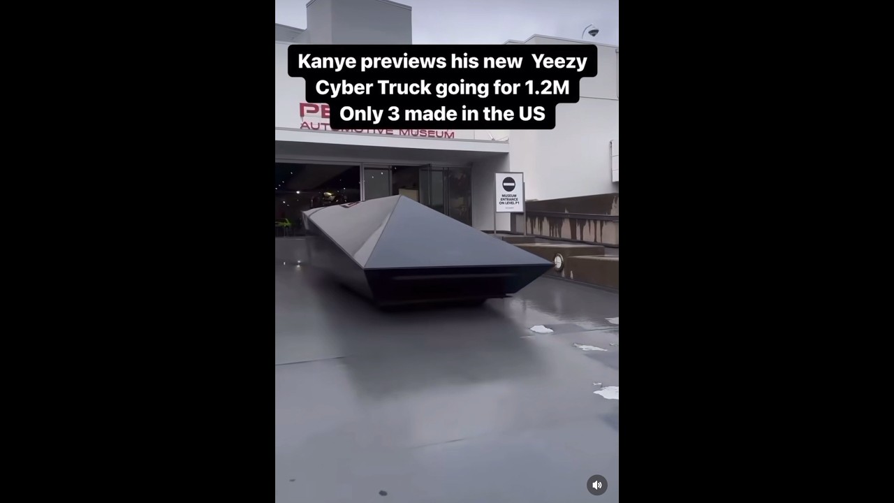 Kanye West's Yeezy Cyber Truck Only 3 Made for $1.2M 🚗