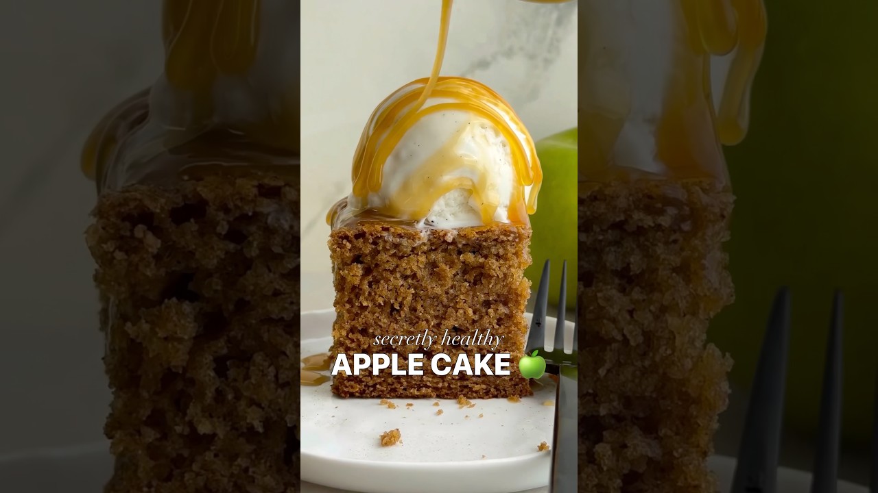 Easy Healthy Apple Cake 🍎