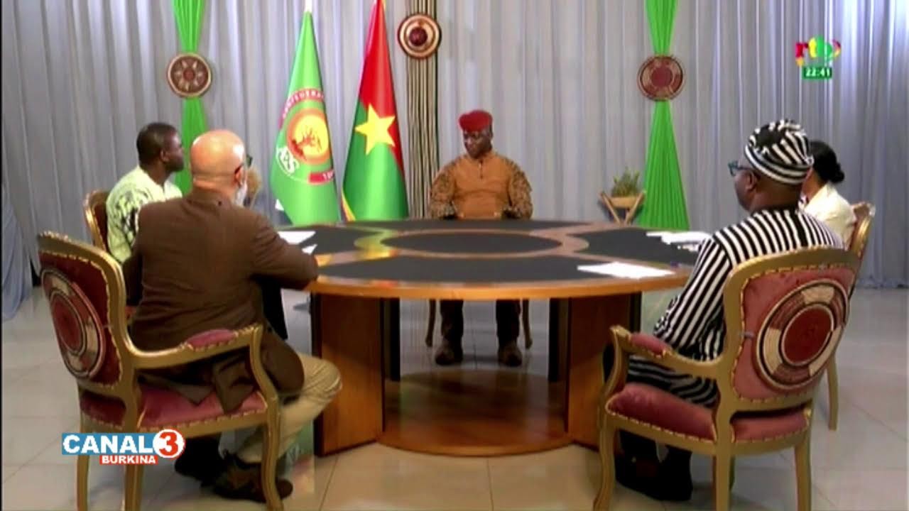 Président du Faso, Capitaine Ibrahim TRAORE, en conférence