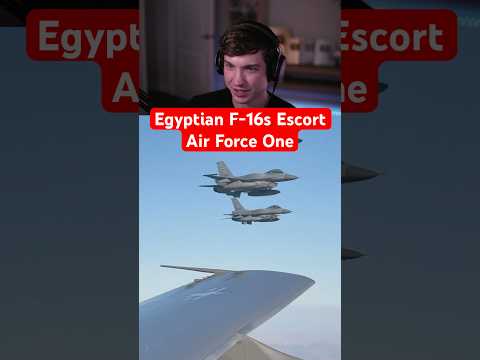 Egyptian F-16s Escort Air Force One