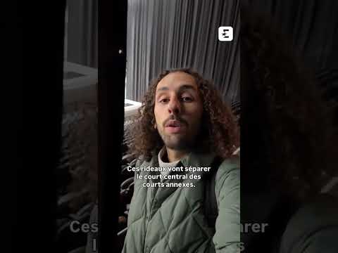 🎾 Voici les premières images des courts du Rolex Paris Masters ! #tennis #sports #highlights