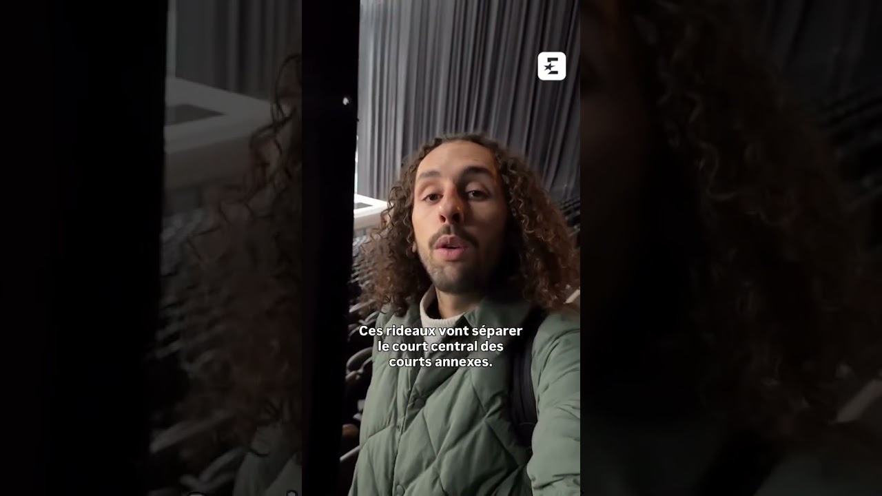 🎾 Découvrez en exclusivité les premiers images des courts du Rolex Paris Masters !