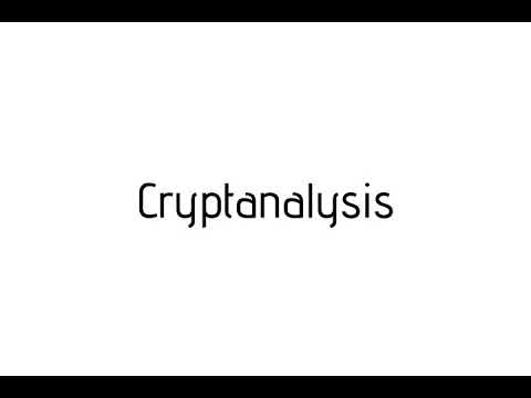 How to pronounce Cryptanalysis / Cryptanalysis pronunciation