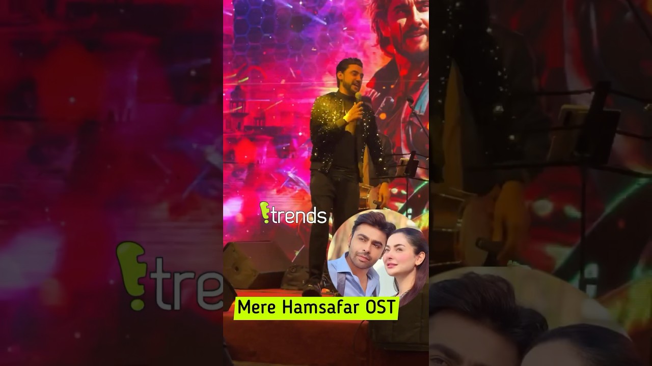 Mere Hamsafar OST Live | Amanat Ali & Hania Amir 🎶
