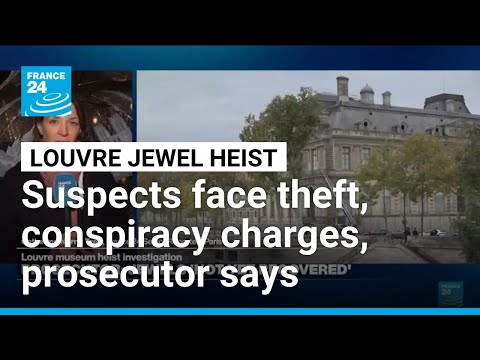Louvre heist suspects face theft and conspiracy charges • FRANCE 24 English