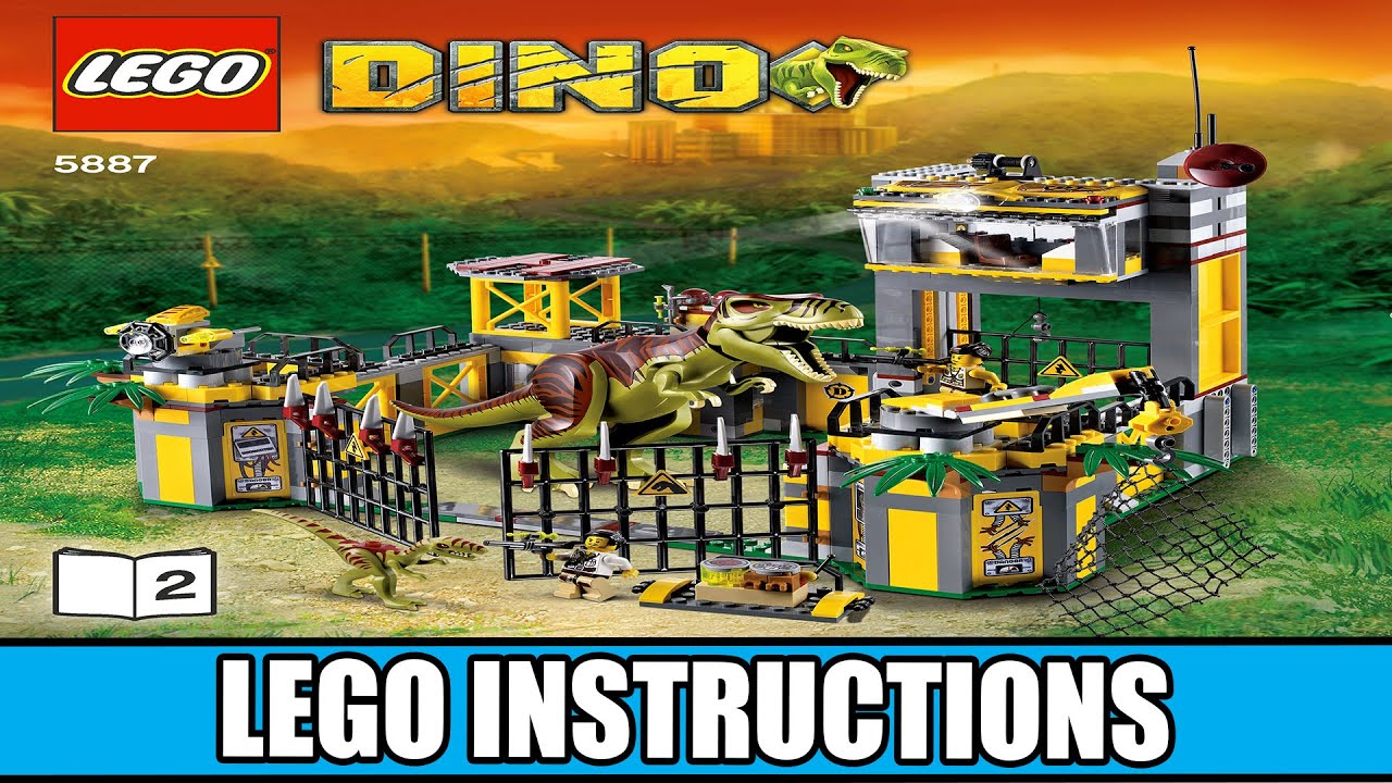 LEGO Dino Defense HQ 5887 Instructions 🦖
